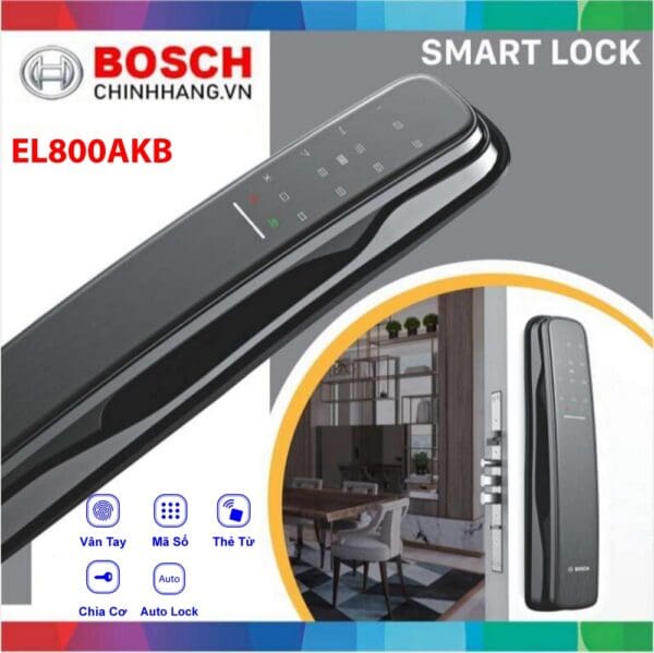Khóa Điện Tử BOSCH (Đức) - Mã SP: EL800AKB