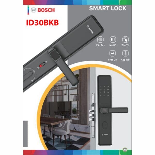 Khóa Điện Tử BOSCH (Đức) - Mã SP: ID30BKB