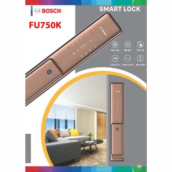Khóa Điện Tử BOSCH (Đức) - Mã SP: FU750K APP