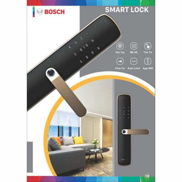 Khóa Điện Tử BOSCH (Đức) – Mã SP: ID60GK (APP)