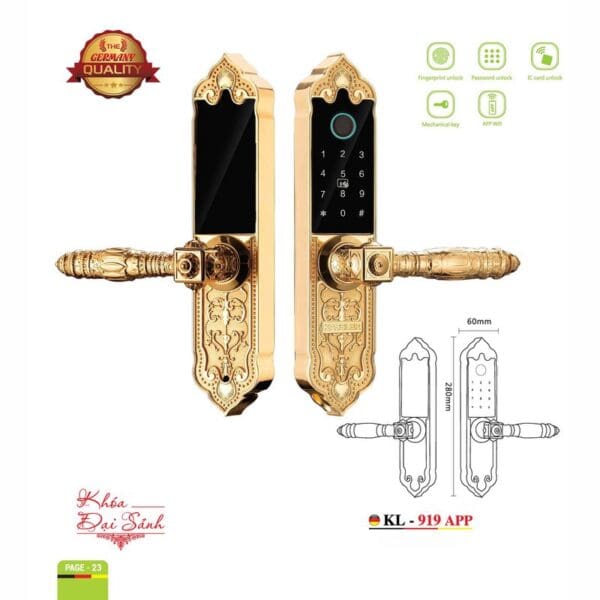 Khóa Điện Tử KASSLER – Mã SP: 919 APP